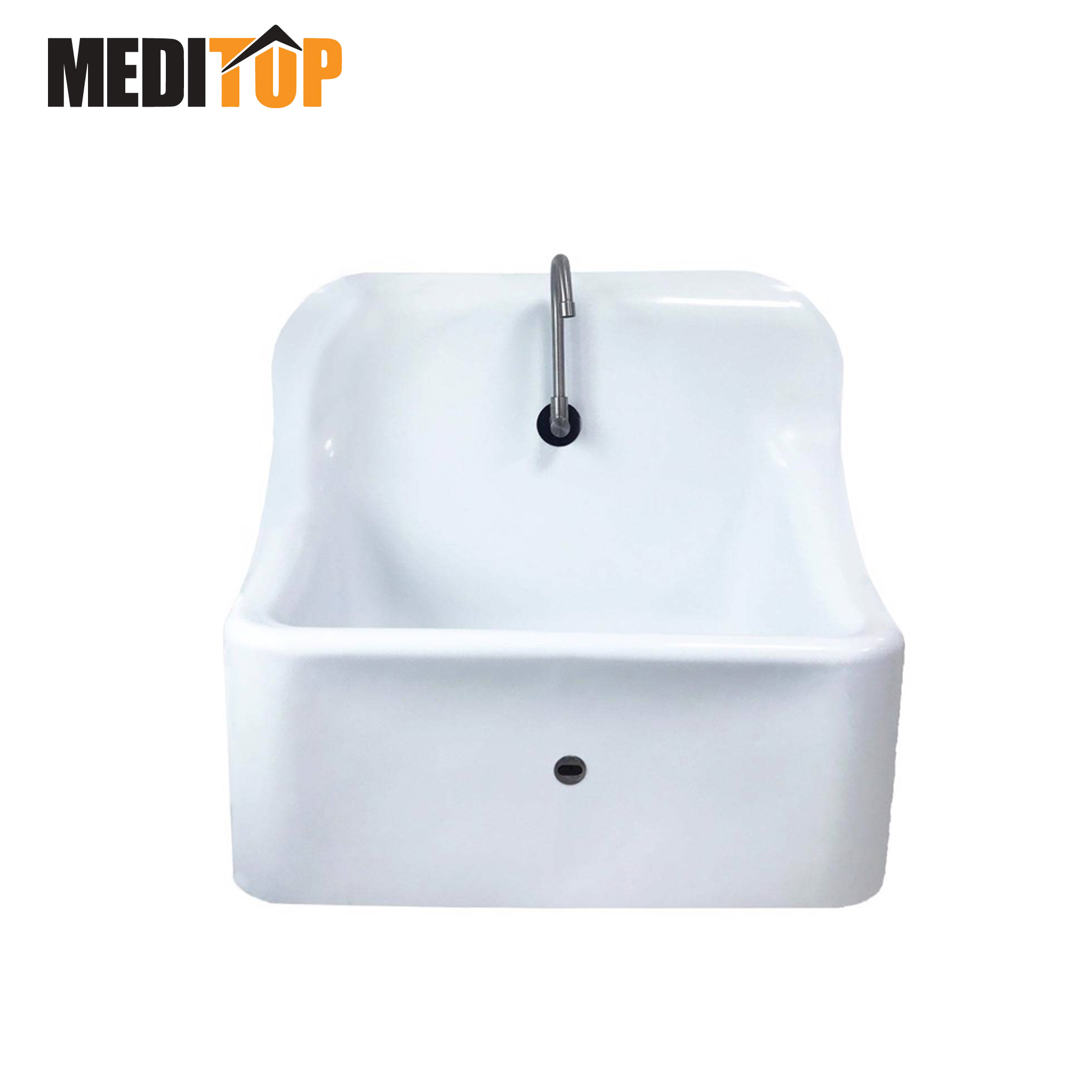 Bồn rửa tay phòng mổ 1 vòi tự động composite