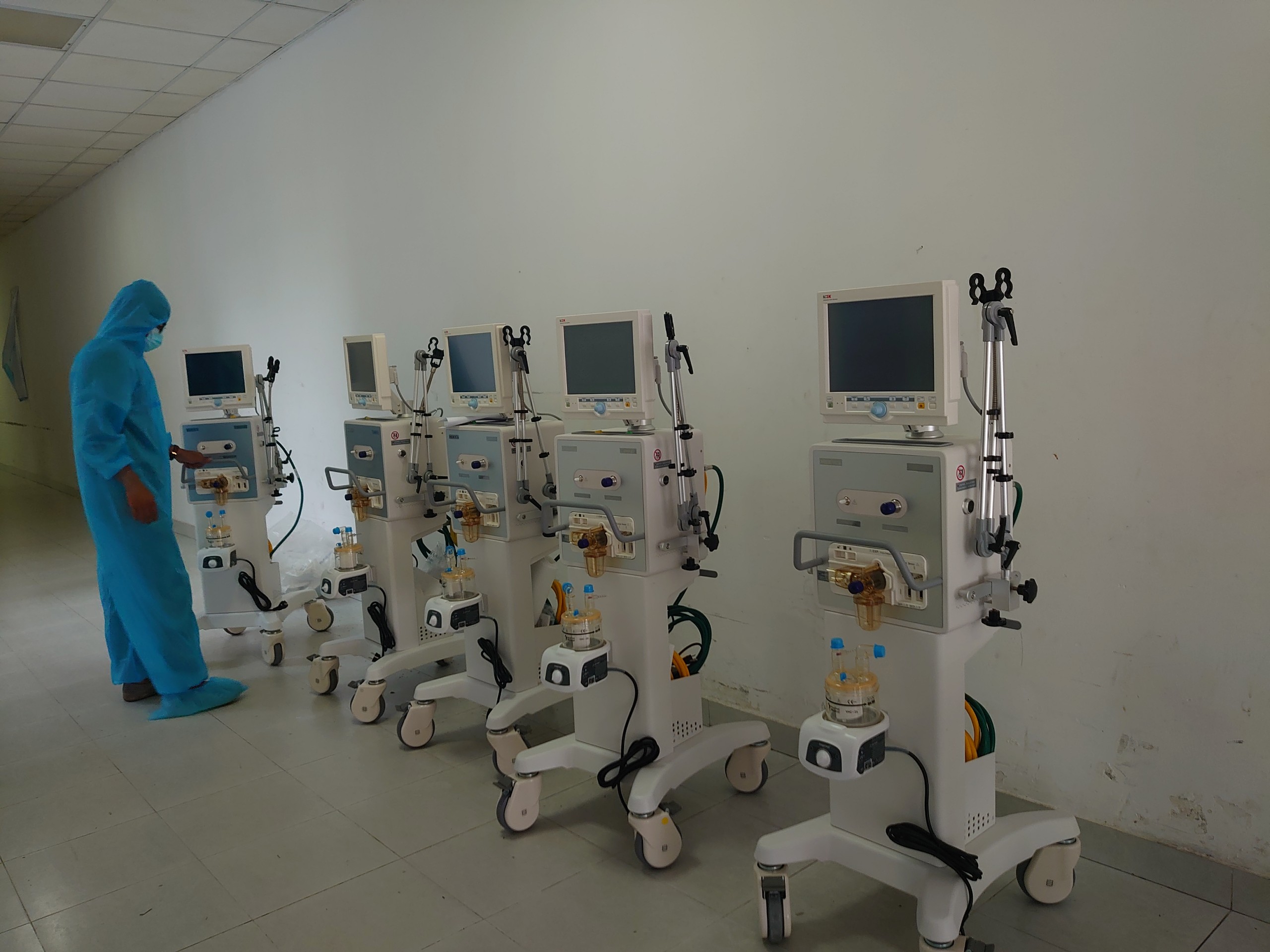 LẮP MÁY THỞ TẠI BỆNH VIỆN ĐA KHOA TP CẦN THƠ