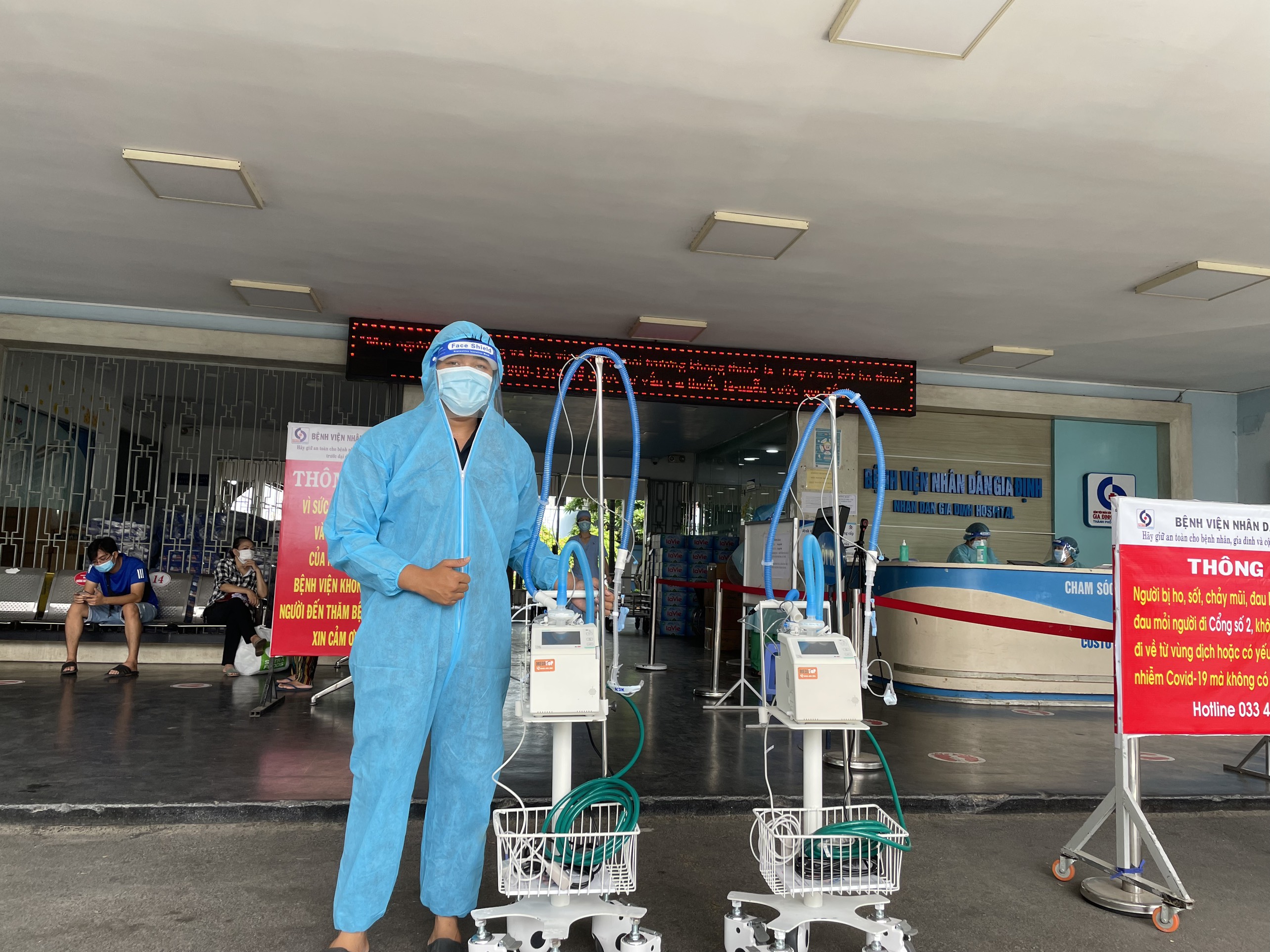 LẮP MÁY THỞ TẠI BỆNH VIỆN NHÂN DÂN GIA ĐỊNH